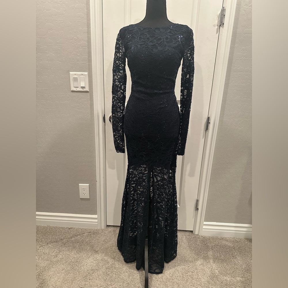 Blue Lace Dress